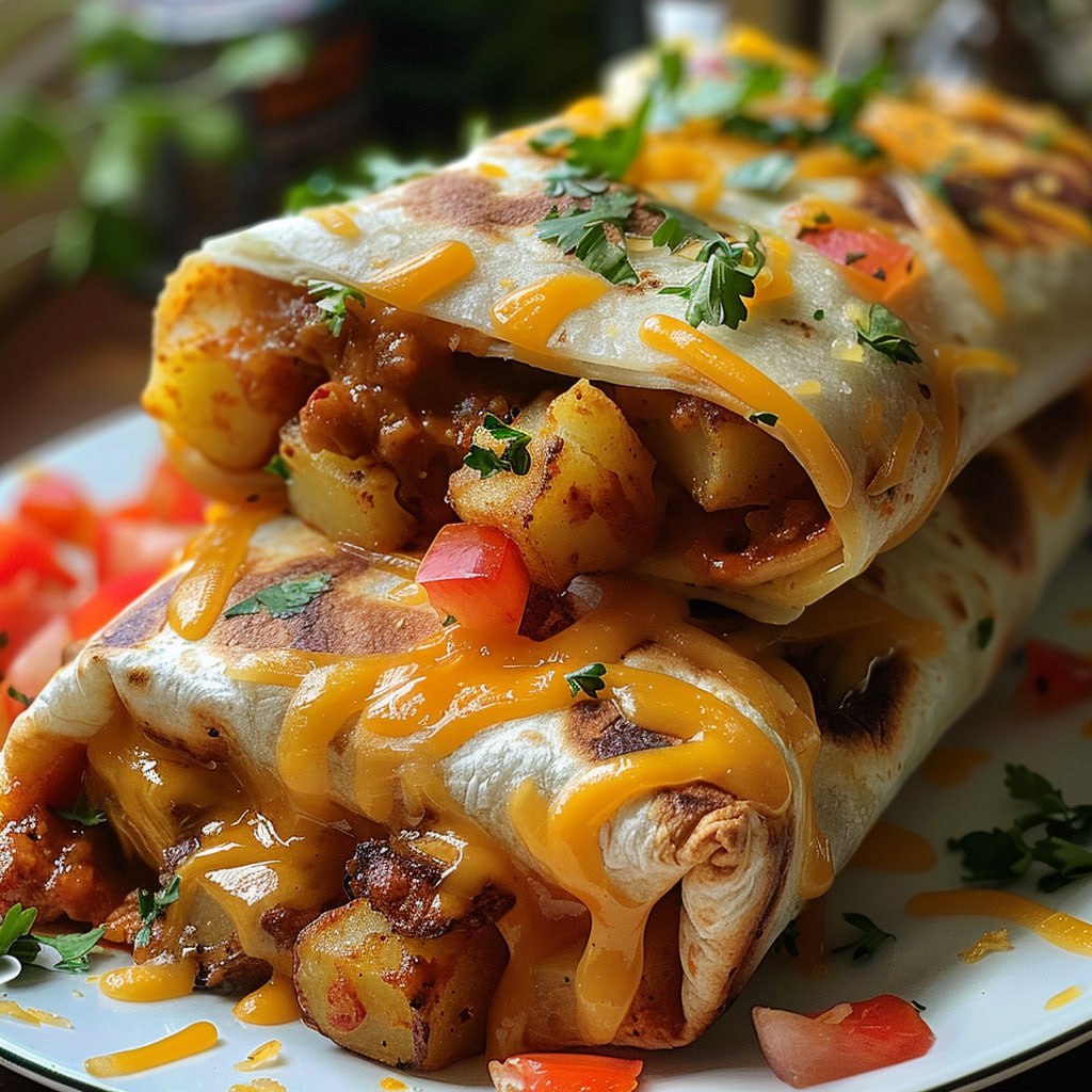 Cheesy Potato Burritos: A Comfort Food Dream
