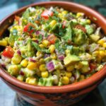 Creamy Avocado Corn Slaw with a Zesty Twist