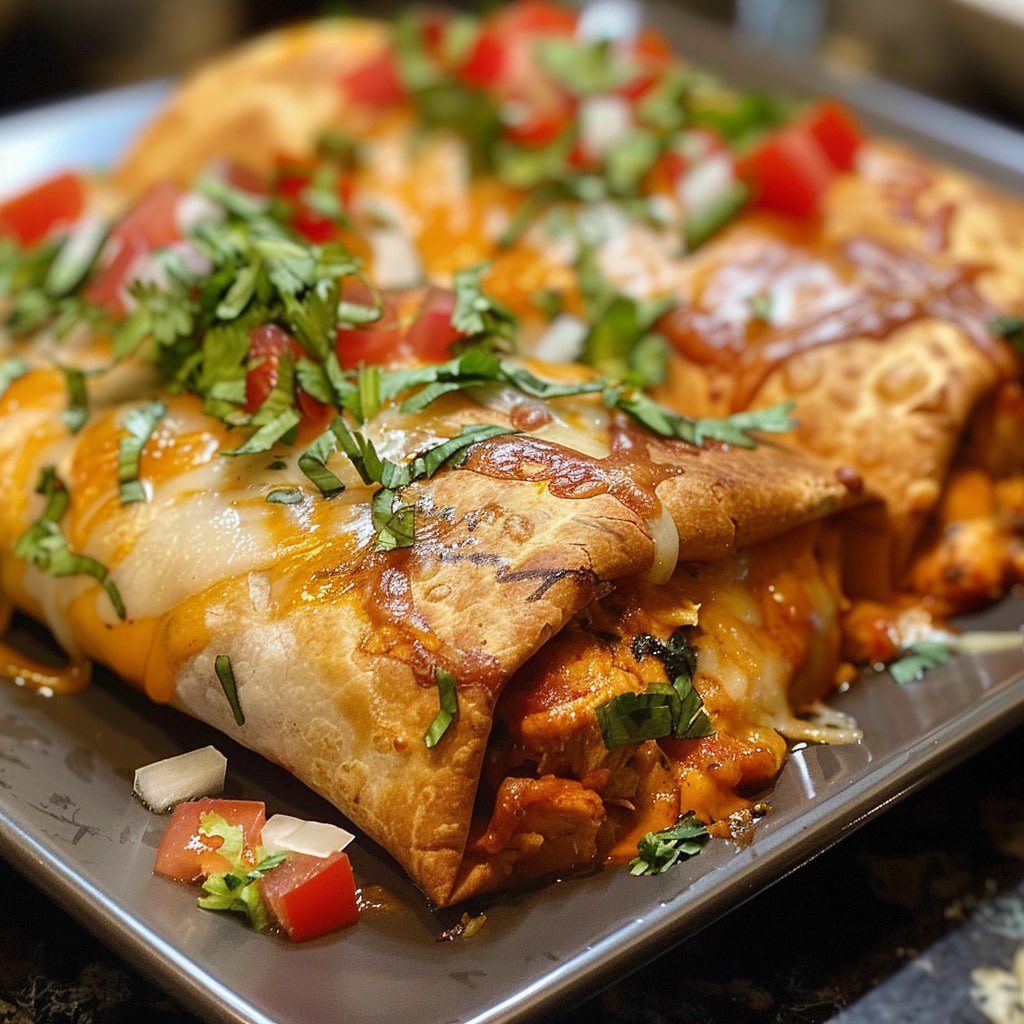 Chi-Chi's Style Baked Chicken Chimichangas