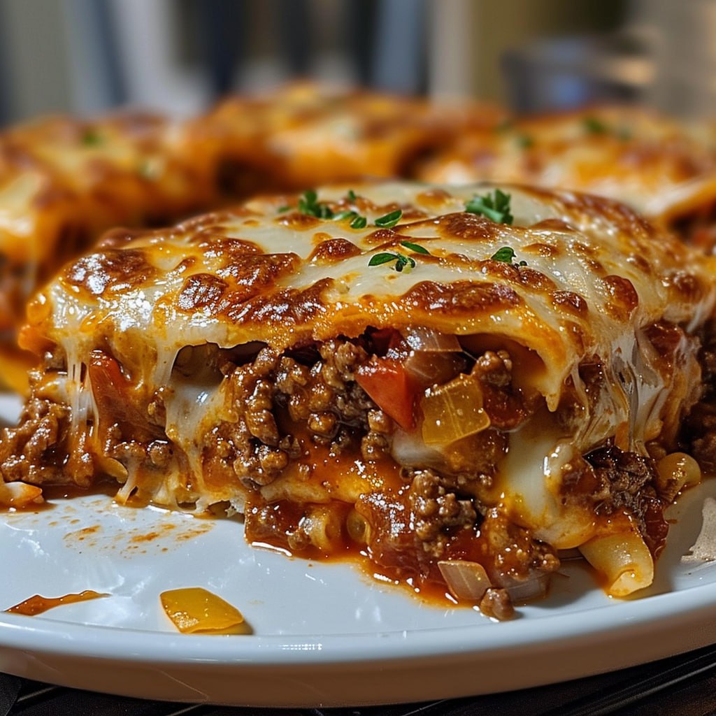 Sloppy Joe Casserole with Manwich