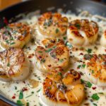 Creamy Tuscan Garlic Scallops