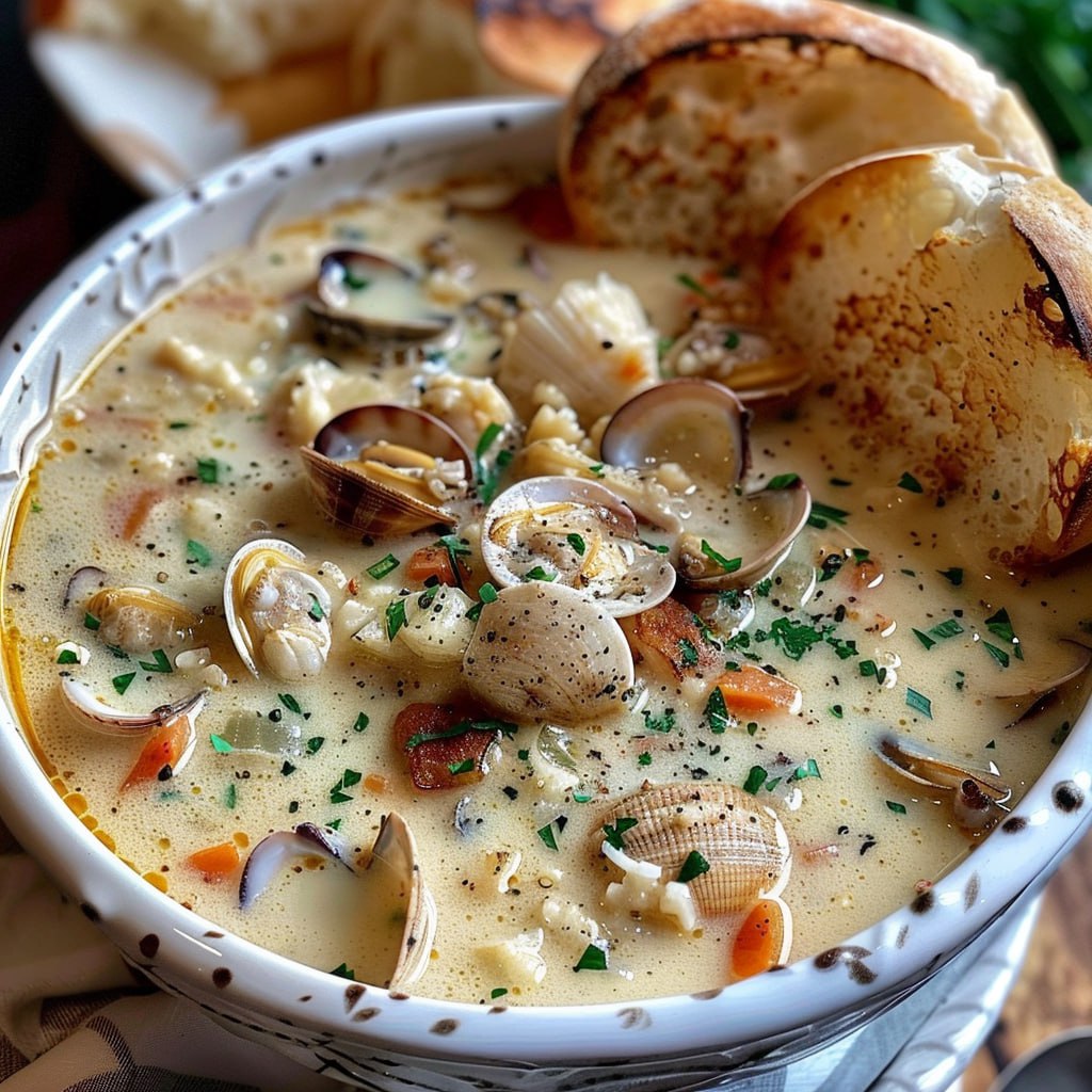 Creamy New England Clam Chowder