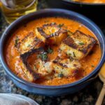 Roasted Tomato Soup with Grilled Cheese