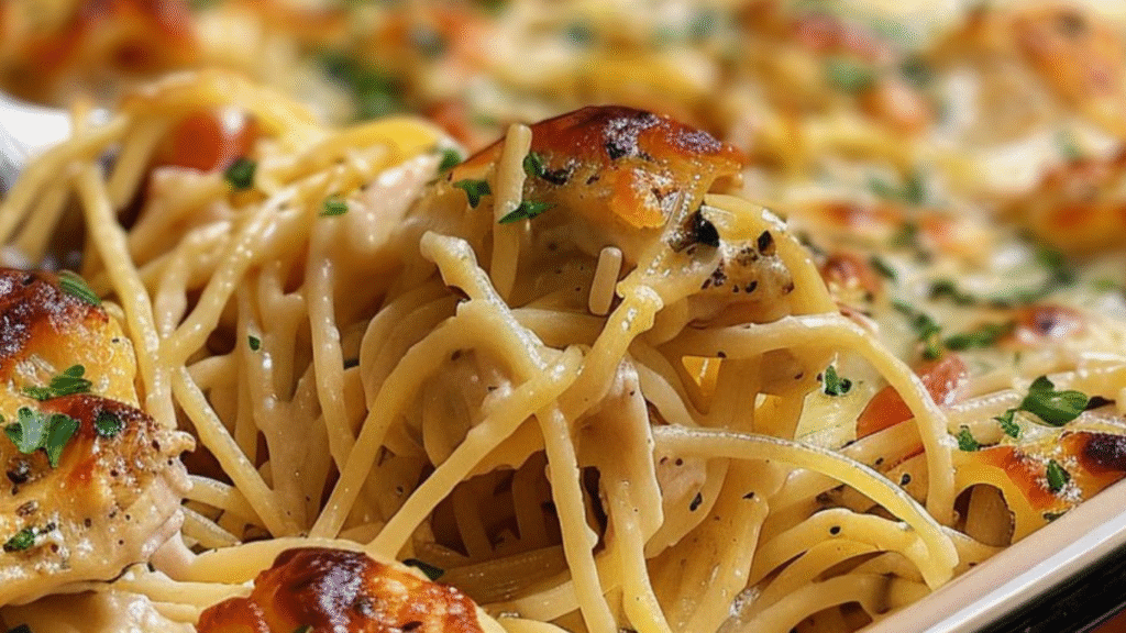 Chicken Spaghetti Casserole