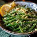 Garlic Green Beans with Olive Oil, Lemon, and Parmesan