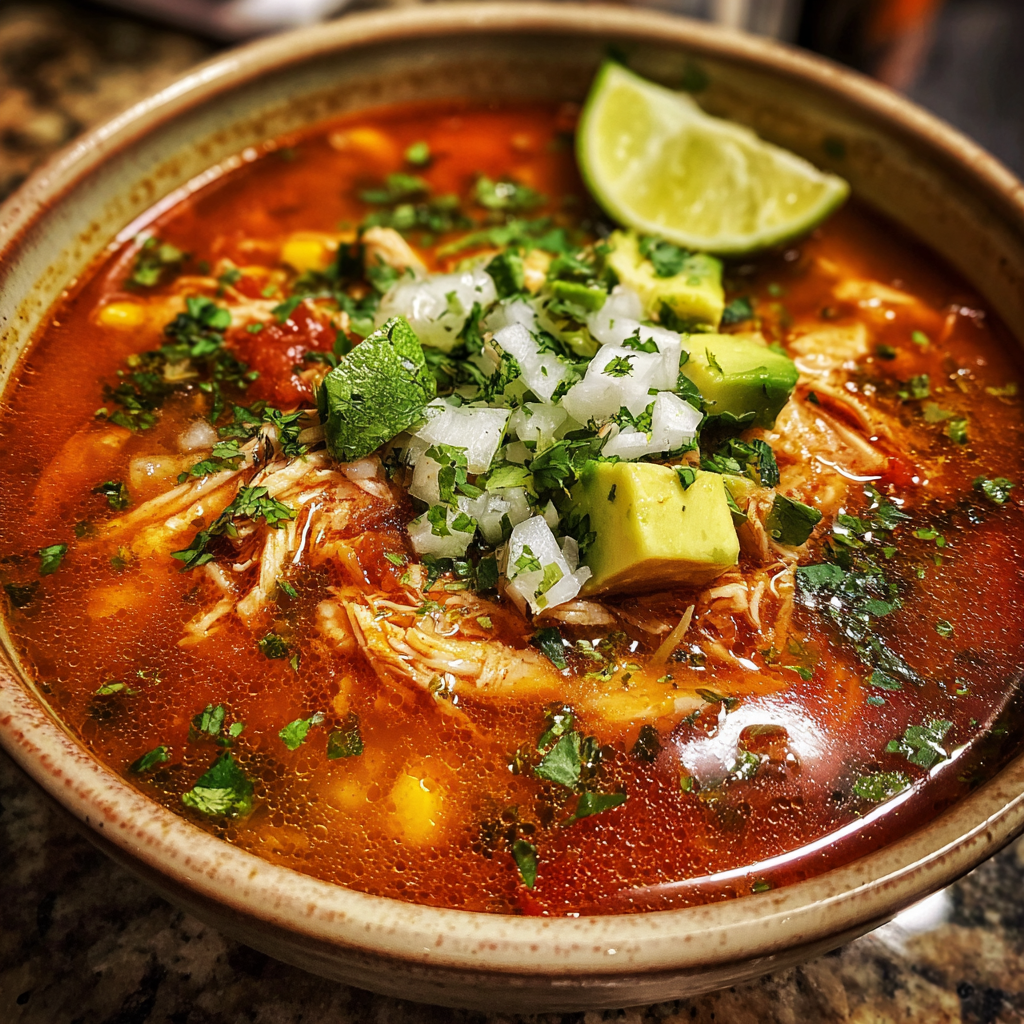 Dump & Go Chicken Taco Soup