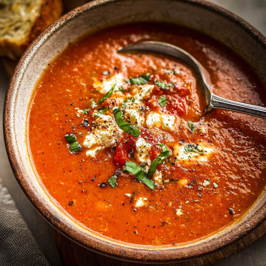 Feta Tomato Soup