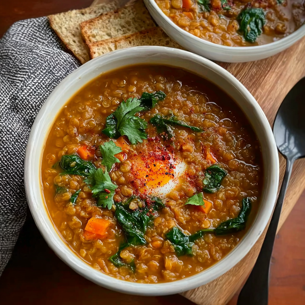 High Protein Lentil Soup
